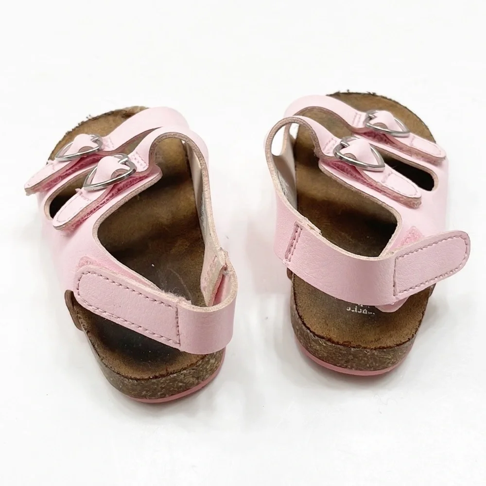 Wonder Nation pink baby girls sandals